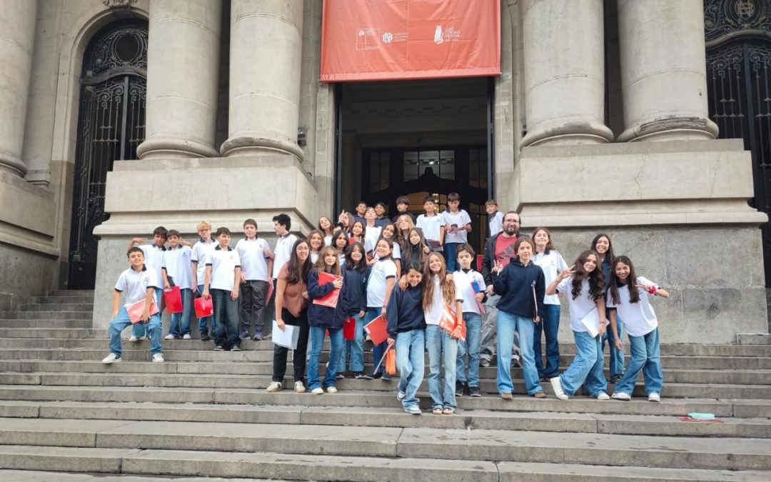 7° básicos del realizaron visita pedagógica a la Biblioteca Nacional de Chile