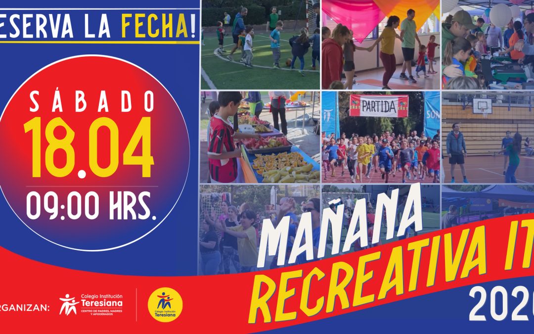Mañana Recreativa – ¡Reserva la Fecha!